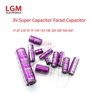 3V Super Capacitor 1F 2F 3.3F 5F 7F 10F 15F 18F 20F 30F 50F 60F Farad capacitor R-type power capacit
