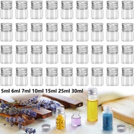 5ml 6ml 7ml 15ml 25ml Empty Glass Bottles Empty Bottle Bottle Jars With Screw Lid