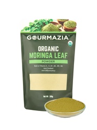 ผงใบมะรุม Moringa powder 200g USDA Organic Great in Drinks and Smoothies - Premium Grade Superfood