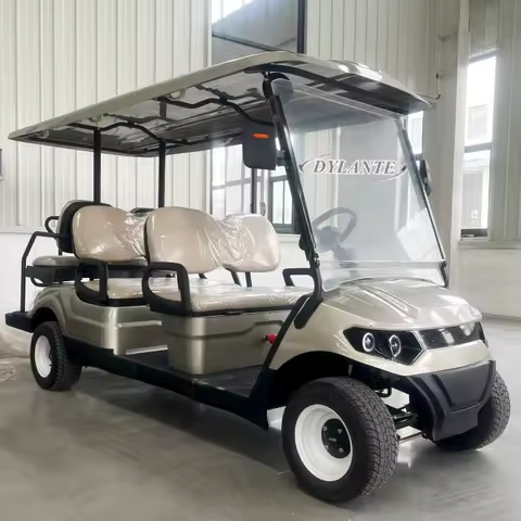 Hot Selling New Solar Panel Powered 4KW 5KW Off-Road Vehicle 60V Lithium Battery Adult 6 Seater 4 Wh