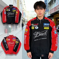 F1 Racing Jacket Embroidery Logo Couple Bomber Jaket Men Motorcycle Riding Windbreaker Jeket