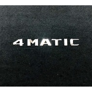 IDFR ODE BENZ BENZ 4matic Pointed Surface Chrome-Plated Word Sticker Body Word Sticker Chrome-Plated
