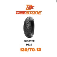 ยางนอกมอเตอร์ไซค์ แบบไม่ใช้ยางใน 130/70-12 Vespa D825 Deestone