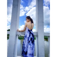 Tie-Dye Dress ️Life​Tile​Indigo Color