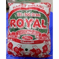 Karet gelang hijau atau merah 500gr 1/2kg harga grosir
