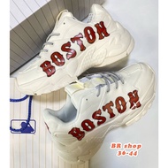 รองเท้าMLB BOSTON รองเท้าแฟชั่น รองเท้าลำลอง รองเท้าเพิ่มความสูง *ขาว* SIZE.36-44 ทรงสวย เบา ใส่สบาย *พร้อมส่ง ขาว 36