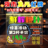 Papan iklan bercahaya yang boleh dipadamkan INS, papan hitam kecil, papan tulis, papan iklan LED, pa