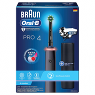 Oral-B - Oral-B Braun Pro 4充電電動牙刷(鋼琴黑) 【香港行貨】