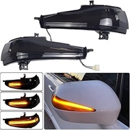 Hacreyatu Rearview Side Mirror Indicator Lamp Dynamic LED Turn Signal Flasher Lights For HONDA CIVIC