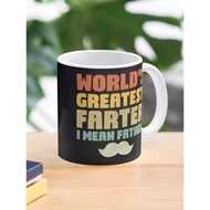 Glass Mug | Gift | Hampers | Worlds Best Farter I Mean Father Best Dad