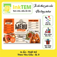 [PRINT] InkTEM Formex Thick Hard Desk Menu (Format) Size: A5, A4, A3