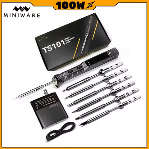 Original TS101 Soldering Iron 100W PD Power Supply MiNi Adjustable Temperature Portable Soldering St