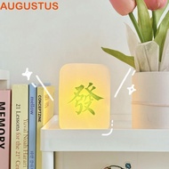 AUGUSTUS Mahjong Night Light Facai Creative Table lamp Atmosphere Light Eye Care Bedroom Decorative Lamp