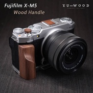 For Fujifilm XM5 Fuji X-M5 Camera Wood Hand Grip Handle Aluminum Base L Board L-Shape Mount Holder P