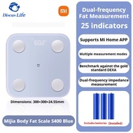 【SG Local】 Xiaomi S400 Digital Body Scale | 25 Body Composition Indicators Health Weight Loss Scale 