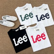 Lee 印花男女同款短袖T恤 Lee經典大字母印花短袖T恤 Short Sleeve Tee shirt 恤衫
