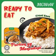 MGWoW  Halal Ready To Eat Instant rice Nasi Self-Heating Rice －Rendang Chicken (190g)