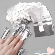 POPULARFR 50/100pcs Nail Polish Remover Wrap, Cleaning DIY Nail Care Nail Polish Wrap,  Manicure Too