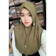855 AL FAEZYA SOFTPED FLOW OVAL PATTERN DEX SPORTY HIJAB COVERS CHEST ADULT SIZE S ADULT JERSEY AIRI