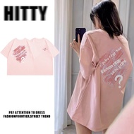 HITTY baju tshirt perempuan tshirt woman tshirt oversize korean style woman baju wanita baggy shirt 