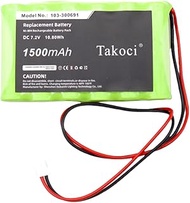 Replacement Battery Compatible with Visonic Central PowerMax 30 Panel, PowerMax Complete Alarm contr