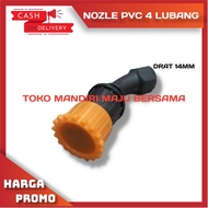 Nozzle / Nozel sprayer 4 Lubang Bengkok / Nozel sprayer pertanian