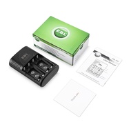 EBL Universal Battery Charger - AA AAA 9V Ni-MH Ni-CD 9V Li-ion Rechargeable Battery MS/UK Plug Peng