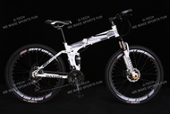 Ready Stock  Authentic Begasso 26/24/20 inch 24 Speeds Foldable Mountain Bike Shimano Gear System Disc Brake Folding Bicycle Foldable Bicycle Hot Sales