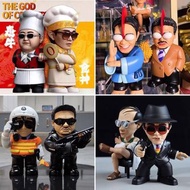 逃學威龍 /破壞之王/食神/凌凌漆 周星星+達叔 Q版公仔 未來戰士 terminator 重案組之虎曹達華[16cm 高]