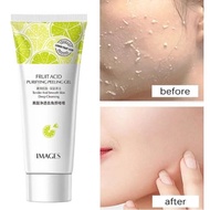 Images Advanced Fruit Acid Exfoliation Facial Scrub Deep Cleansing Remove Dead Skin Blackhead