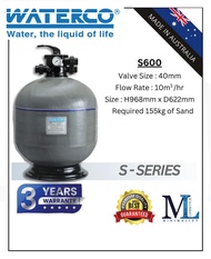 Minimalist Lifestyle:-WATERCO SAND FILTER MODEL S600 [READY STOCK] WITH 40MM MULTIPORT VALVE & BARRE
