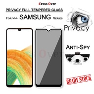 Privacy Tempered Glass For SAMSUNG A17 A16 A26 A36 A56 5G Full Anti Spy Screen Protector