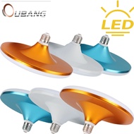 OU BANG โคมไฟสว่างมาก LED E27หลอดไฟ Led 12W 15W 20W 30W 40W 60W 220V UFO กระเป๋าเดินทางในร่มสีขาวอบอุ่นโคมไฟตั้งโต๊ะให้แสงสว่างโรงรถ