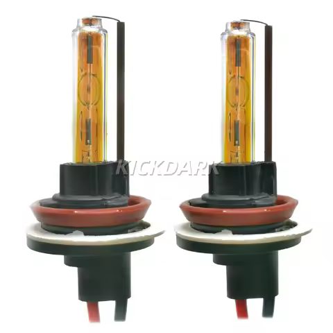 2PCS 3000K Yellow H1 H3 H7 35W h8 h9 H11 HB3 HB4 880 881 55W Xenon Yellow Globes 12V Auto Cars HID H