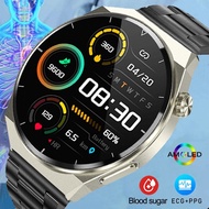 ▧✸ 2023 New Non Invasive Blood Glucose Smart Watch Men Sangao Laser Health Heart Rate Blood Pressure Fitness Sports Watches ECG PPG