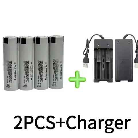 2025100% Rechargeable Lithium Battery NCR18650 BD 3.7V 3200mAh Reverse Lamp Charging USB Original Li