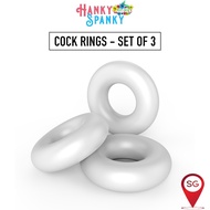Mischief Cock Ring - Set of 3, Adult Male Penis Sex Toys