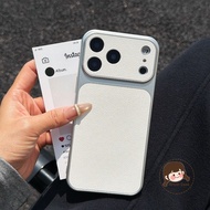 Ins Style White PU Leather Phone Case For Vivo iQOO Z11 Z11X Z10 Z10X Z10R Z9X Z9 Turbo Plus Z7 Z7i 