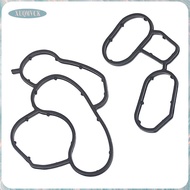 [xuqmvck] ABS Rubber Oil Filter Housing Seal Gasket Kit High Performance for BMW E46 E61 E81 E87 E90