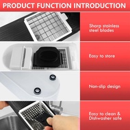 Vegetable Chopper Cutter Stainless Steel Slicer Cheese Grater Food Onion Salad  Veggie  Food  Choppe
