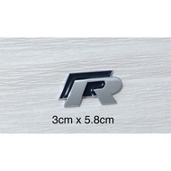R Type Aluminum Emblem
