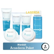 wardah acnederm paket TREATMENT 6 in 1