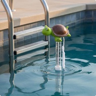 [kwbyle] Buoyant Turtle Thermometer Waterproof Buoyant Pool Thermometer Read Temperature Gauge for K