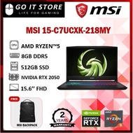 MSI 15-C7UCXK-218MY ( R5-7535HS/8GB/RTX2050/W11H/2YW )