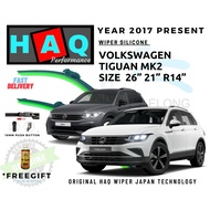 HKS Silicone Wiper Japan Technology For VOLKSWAGEN TIGUAN MK2 Year 2017 Present