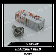 Original Osram Headlight Bulb H1 H3 12V Headlamp Halogen Bulb Fog Lamp Bulb