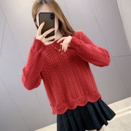 Women's Knitted Sweater - Chic Fall-Winter Top | WYPY