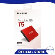 Samsung T5 Portable SSD 500GB External SSD USB 3.1 (Red) MU-PA500R/WW