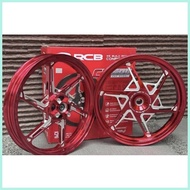 NEW RCB CT600 MAGS FOR HONDA CLICK 125/150 (4 HOLES CNC MAGS)