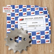 Front Gear 14T 420 Honda 14 T Karisma Supra X 125